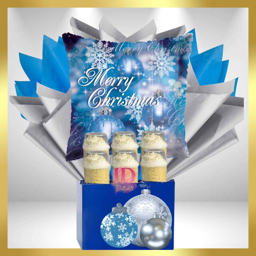 Christmas Holiday Balloon Basket